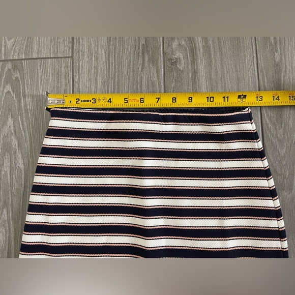 Lovers + Friends, Reformation Bodycon Pencil Striped Skirt,Navy & Pastel—XS••• - Picture 15 of 16